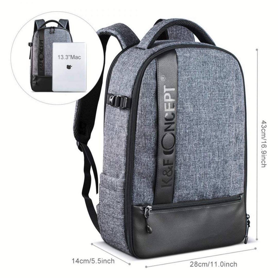 K&F Concept Large Camera Backpack Professional Waterproof KF13.044V5 - 7